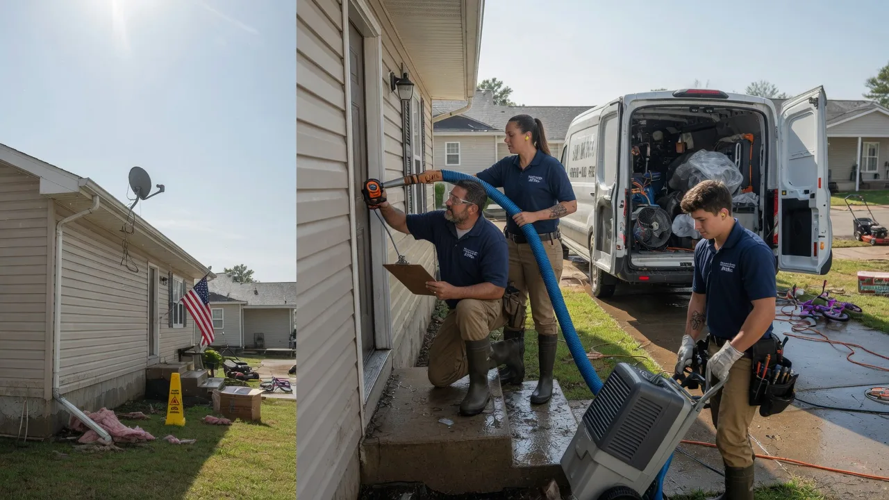 Ceiling Water Damage Restoration in Hingham, WI near me